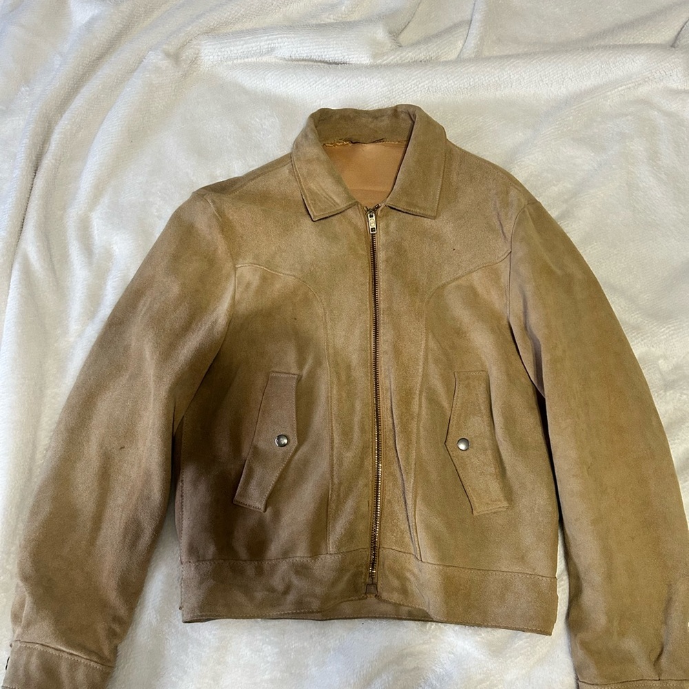 Classic Tan Suede Jacket